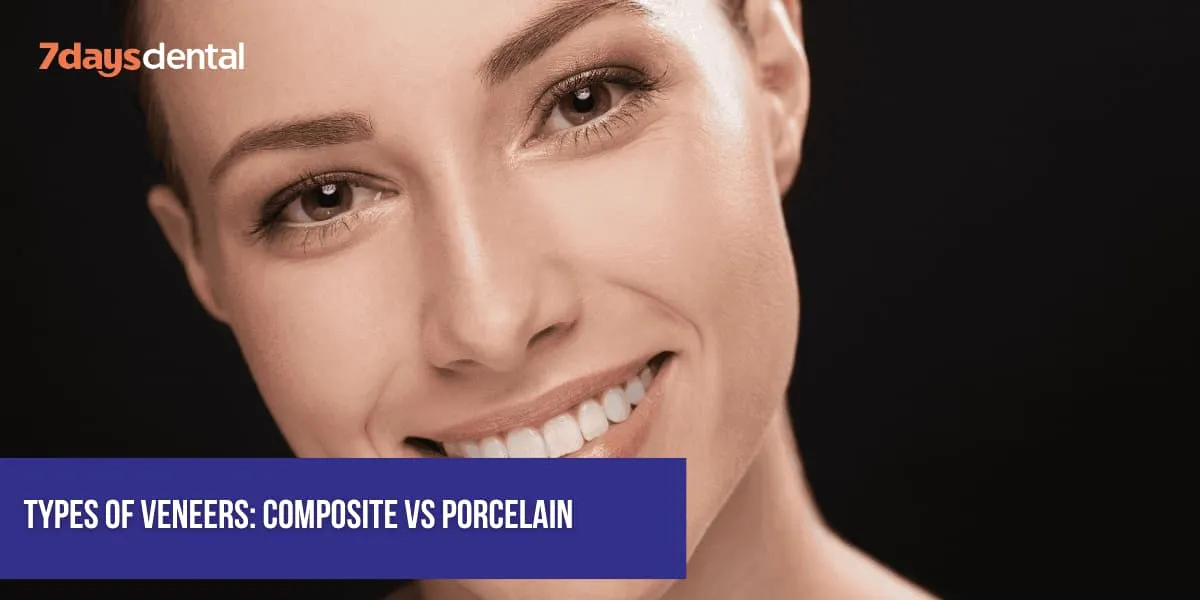 Types of veneers composite vs porcelain