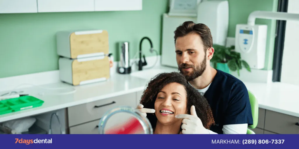 Older man smiling with healthy gums