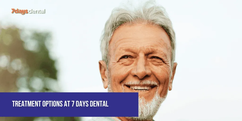 Patient relieved after treatment for bleeding from gums when flossing