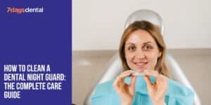 How to clean a dental night guard properly
