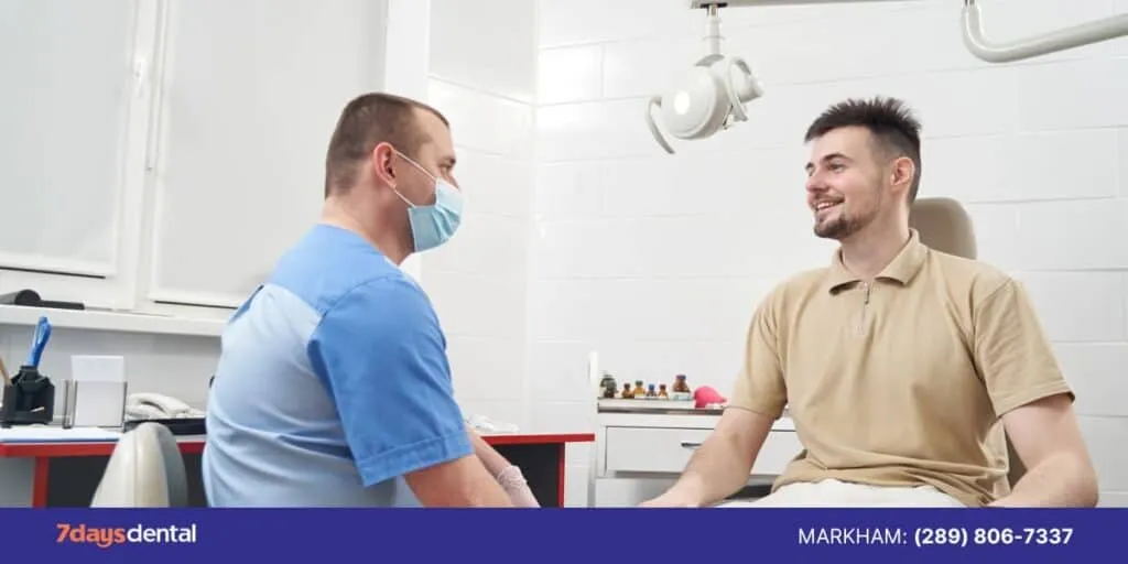 Talk to a dentist for your dental cleaning in Markham