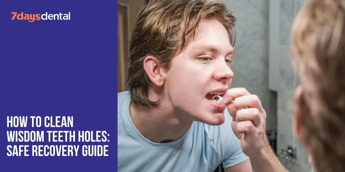 Safe way to clean wisdom teeth holes