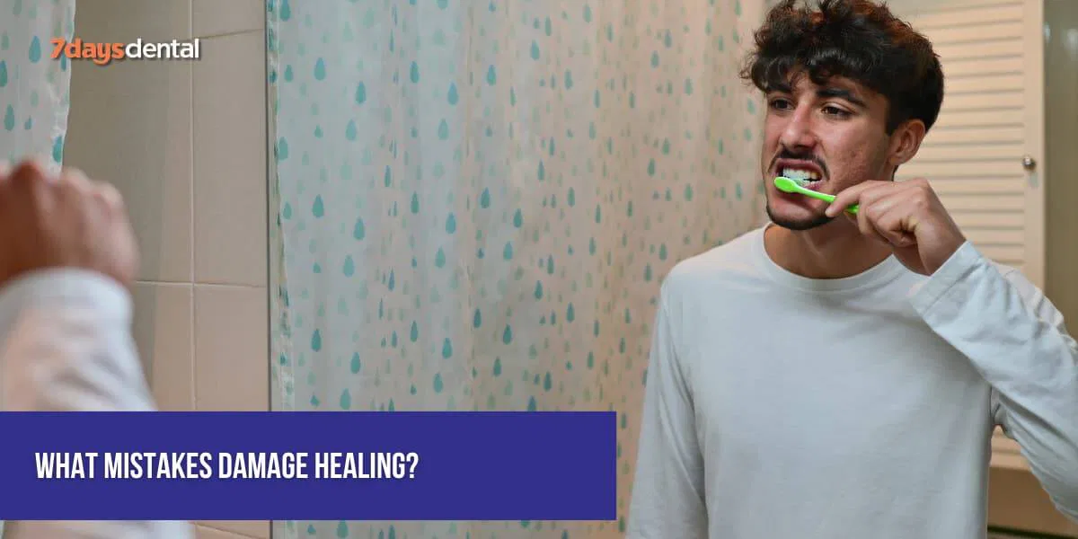 These mistakes damage your recovery after wisdom teeth removal