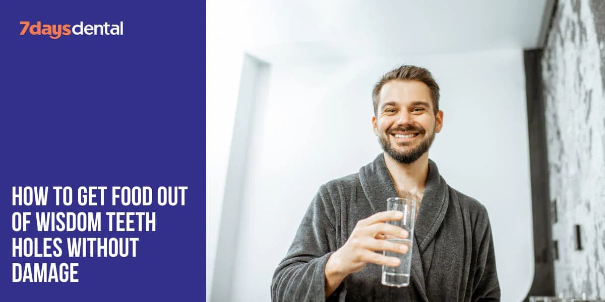 how to get food out of wisdom teeth holes