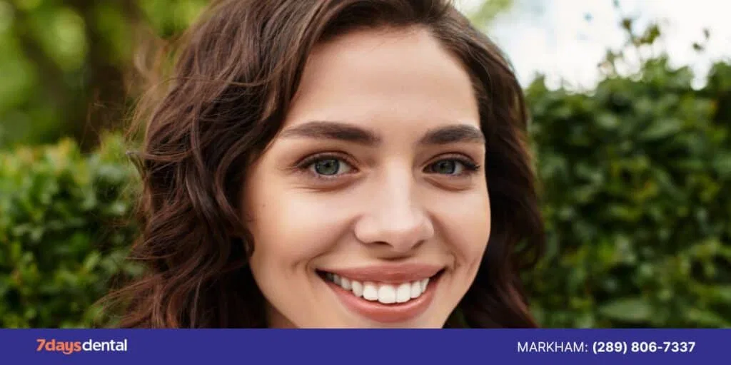 Confident smile showing healthy and well-maintained teeth