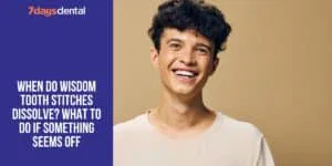 What to do when wisdom tooth stitches do not dissolve