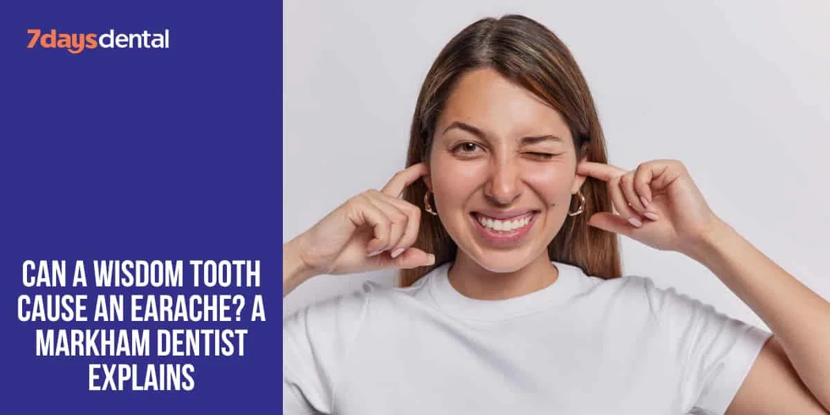 Wisdom tooth can cause an earache