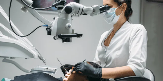Surgeon using a medical machinery